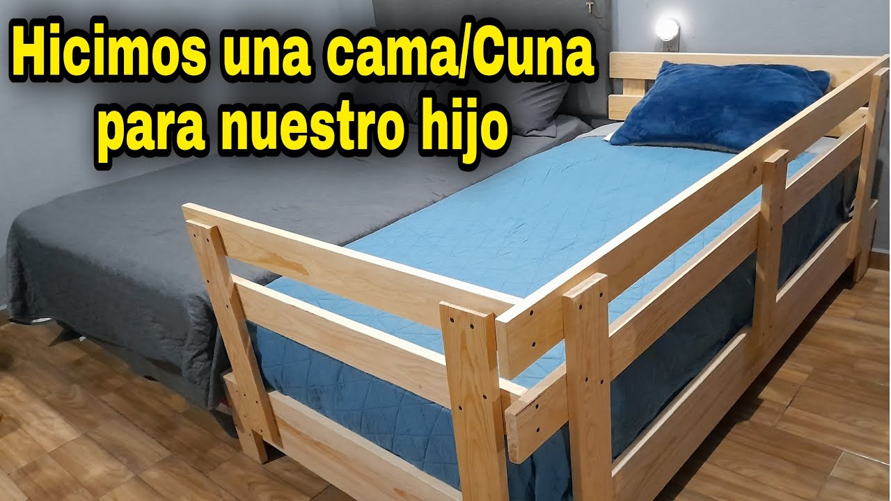 Como hacer una cama cuna con protección madera fácil | Tendencia 2022 YouTube