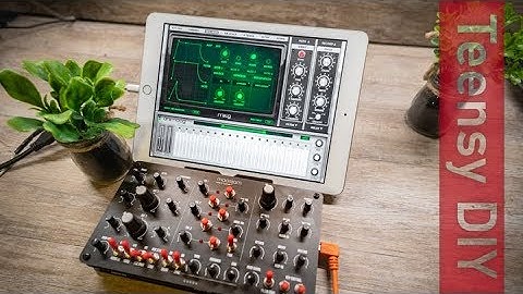 Teensy DIY Midi Controller Jam - Moog Animoog App, Fugue Machine