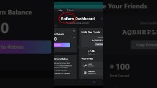 RoEarn is the best cashback plugin! #roblox #robux #gaming #tutorial