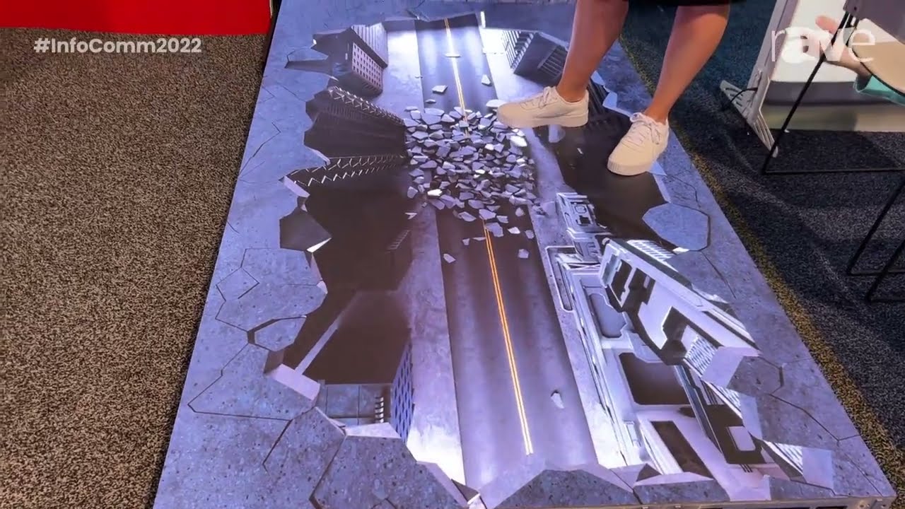 SiliconCore launches the first 1.2mm High Resolution LED Modular Floor at Infocomm 2022