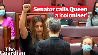 Australian senator Lidia Thorpe refers to the Queen as a coloniser while making oath of allegiance