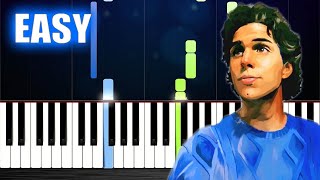 Video thumbnail of "Stephen Sanchez - Until I Found You - EASY Piano Tutorial"