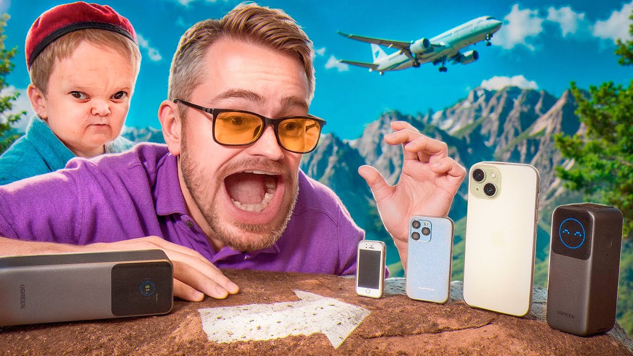 Выживаю с Самым Маленьким В МИРЕ IPhone!