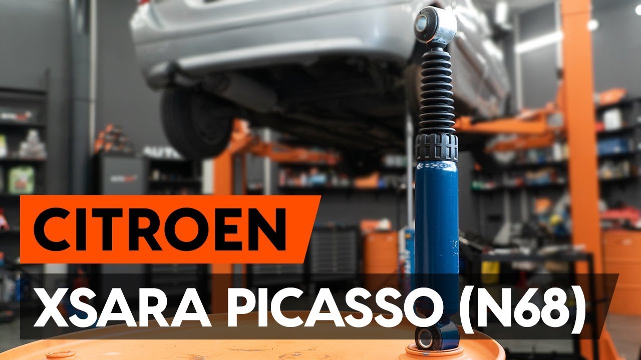 Como substituir amortyzatory traseira no CITROEN XSARA PICASSO (N68) [TUTORIAL AUTODOC]