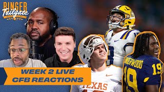 Week 2 Cfb Live Reactions Oregon Dominates, Clemson Struggles, & Florida Loses Ringer Tailgate