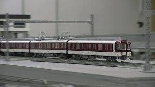 鉄道模型 近鉄2800系、EF66 20スーパーライナー塗装機牽引コンテナ列車