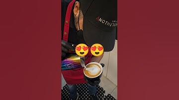 Rosetta latte art tutorial😱😱 #shorts #foryou #shortvideo #ytshorts #coffeeart #coffeelover #latteart