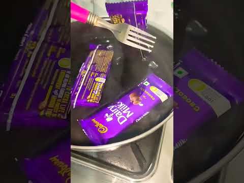 How to melt chocolate| best way to melt dairy milk chocolate #shorts