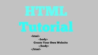 HTML Tutorial for Beginners 05   Creating a table