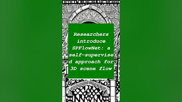 Researchers introduce SPFlowNet: a self-supervised approach for 3D scene flow