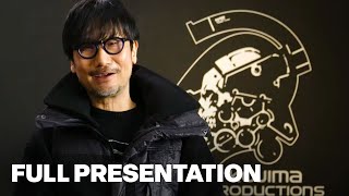 Hideo Kojima Announces Physint (Working Title) and his Return to Action Espionage Genre