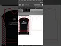 Susun design jersi ikut flow guna Adobe Illustrator