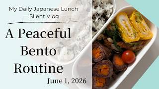 Carrot Beef Rolls U0026 Chikuwa Bento  Real Japanese Moms Daily Lunch  Silent Vlog