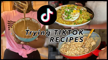 Trying only TIKTOK meals for a day||AKOSUA BENHENE