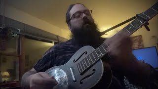 Trampled by Turtles - Whiskey cover on the Ortega Parlor Resonator