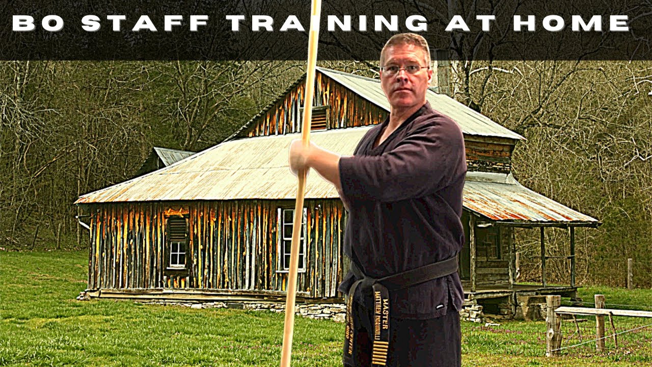 Bo staff training at home simple self defense weapon YouTube