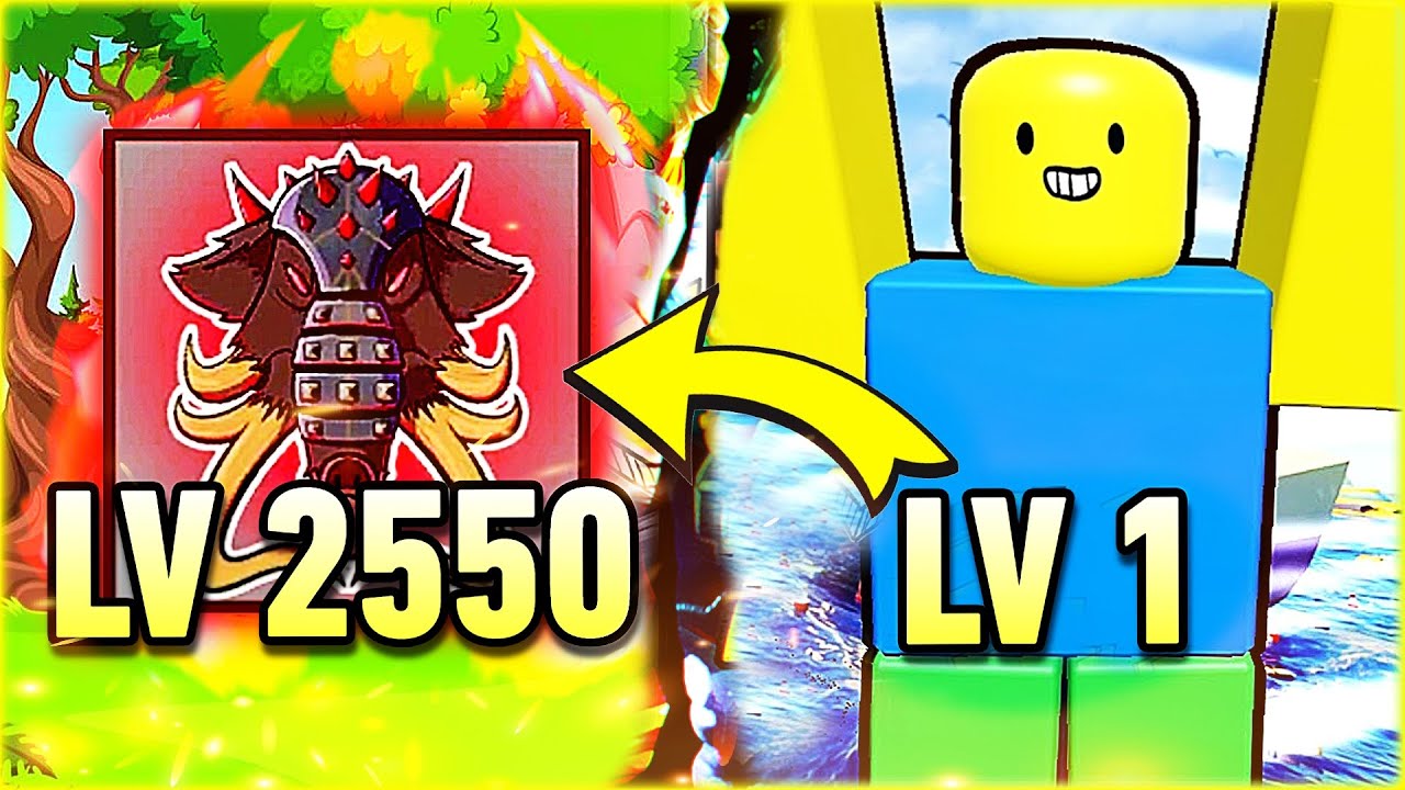 LEVEL 1-2550 MAMMOTH FRUIT ONLY In Blox Fruits! (EP 1) | Roblox - YouTube