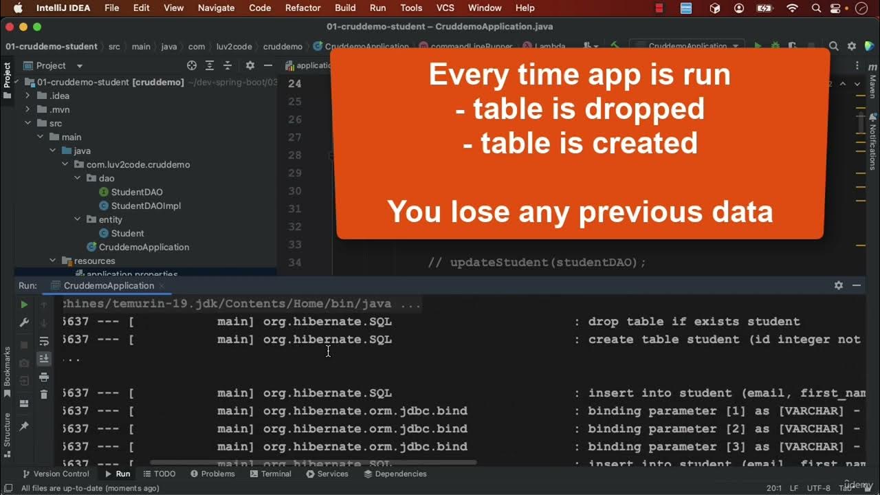03 - NEW - HibernateJPA CRUD_028 Create Database Tables from Java Code ...