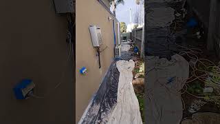 Rendering repairs and painting, Melbourne #Australia #construction #dulux acrashield matt finish