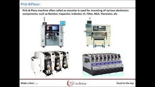 Types of Pick & Place machine (SMT Mounter)