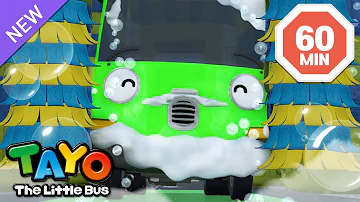How does Rogi enjoy taking a shower? | Vehicles Cartoon | Tayo Episodes | Tayo the Little Bus