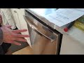 GE Dishwasher Service Mode Proper Functioning