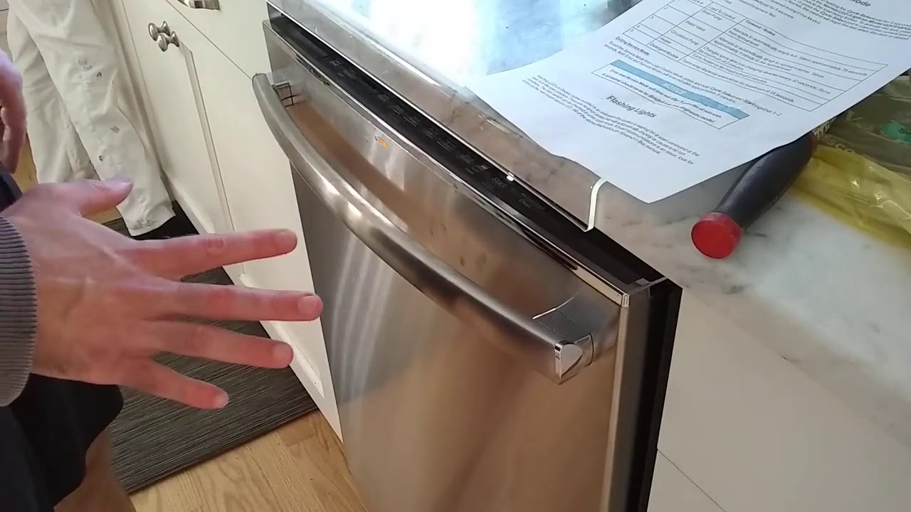 GE Dishwasher Service Mode Proper Functioning - YouTube