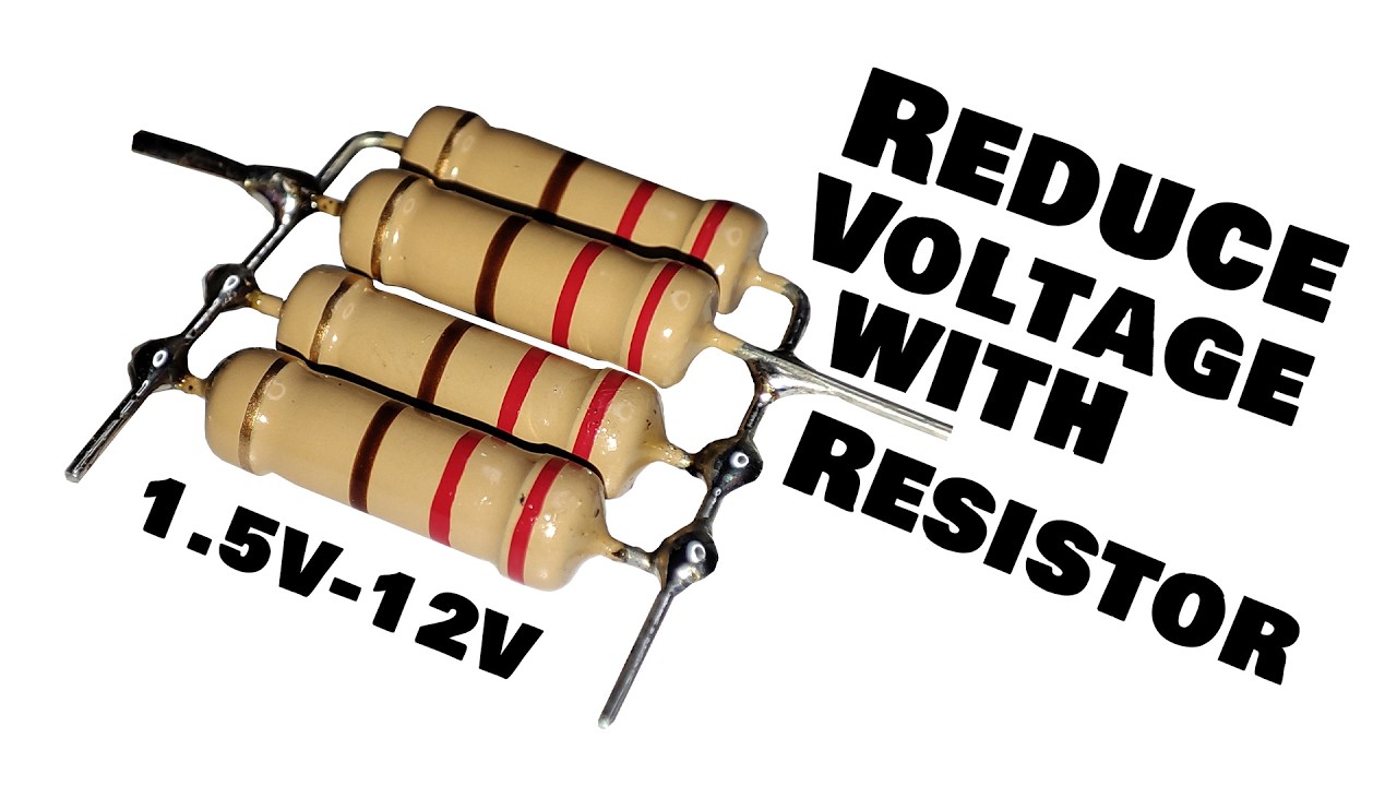 Reduce Voltage With Resistor YouTube Reduce Voltage With Resistor YouTube