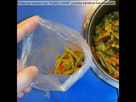 Taze Fasulye Derin Dondurucuda Nasıl Saklanır / Nefis Yemek Tarifleri / Yıldızlı Hayat #shorts