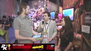 E3 2012 with 2K Games Matt Charles Borderlands 2 I