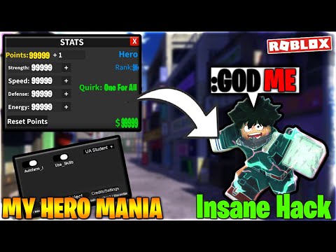 New My Hero Mania Script Hack Autofarm Unlimited Everything Auto Skills Roblox 2020 Youtube - my hero mania roblox map