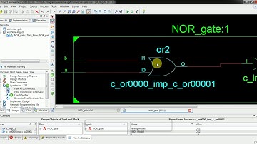 VHDL code for NOR gate using Data Flow modeling