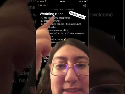 TikToker Goes Viral For Sharing Wedding Rules | What's Trending in Seconds | #Shorts