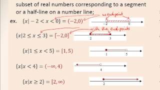 0P1 Real Number System; Interval Notation