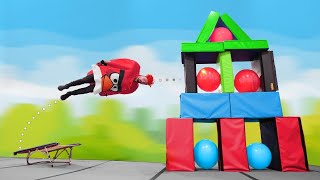 Angry Birds In Real Life - WITH PARKOUR!!! screenshot 5