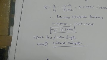 Lecture video_17ME63_Module2_Problem on critical thickness _Anand K Joshi