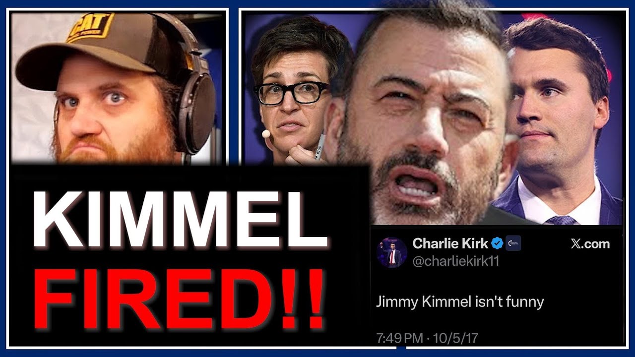 Jimmy Kimmel FIRED Over Charlie Kirk Comments! Stephen Colbert Out Already! We're Healing