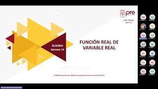 Algebra - Week 14 - Pre San Marcos 2025-II Cycle (New Cycle)