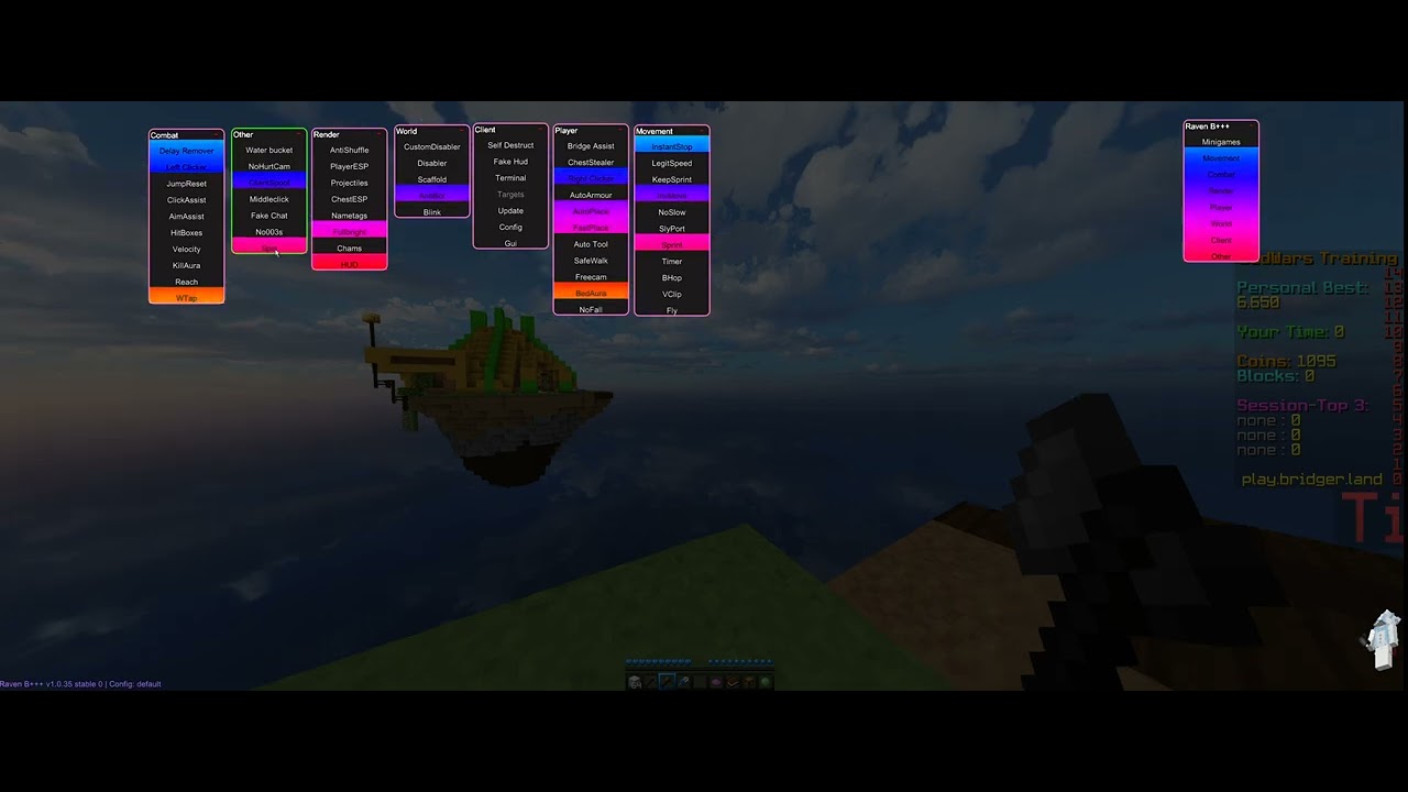 ОБНОВЛЕНИЕ ЛУЧШЕГО ЧИТА ДЛЯ БЕДВАРСА 1.8.9 | ЧИТ НА ВСЕ ВИДЫ СТРОИТЕЛЬСТВА | SPEED TELLY BRIDGE HACK