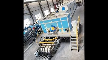 fully automatic 4000pcs/h egg tray making machine with metal multi-layer drying oven