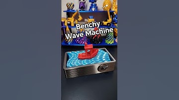 3D Printing Benchy Wave Machine #3d #3dprinted #asmr #reels #shorts