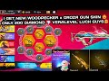 🔴 freefire new event woodpecker x groza ring spin only 200 diamonds only spin😱vera level luck guys🤩🔴