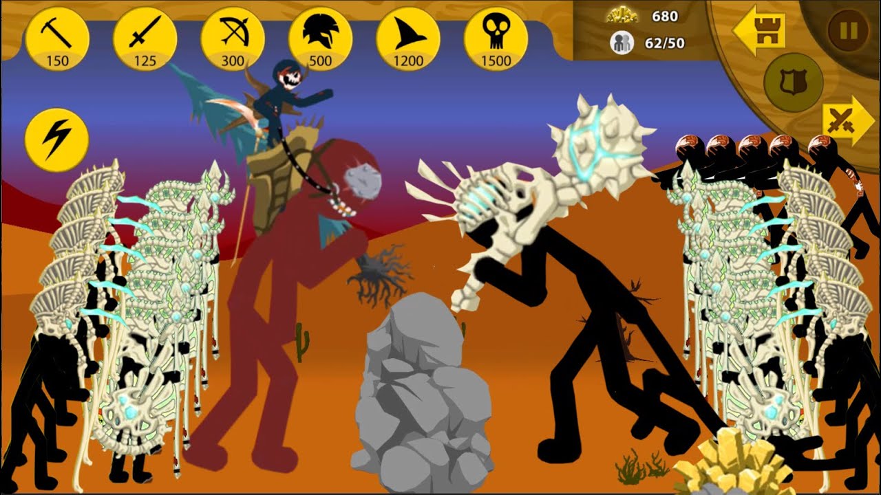 The Battle Of Undead Team Giant | Stick War Legacy