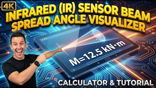 Infrared (IR) Sensor Beam Spread Angle Visualizer Calculator — How to Use It | Engineering Tool