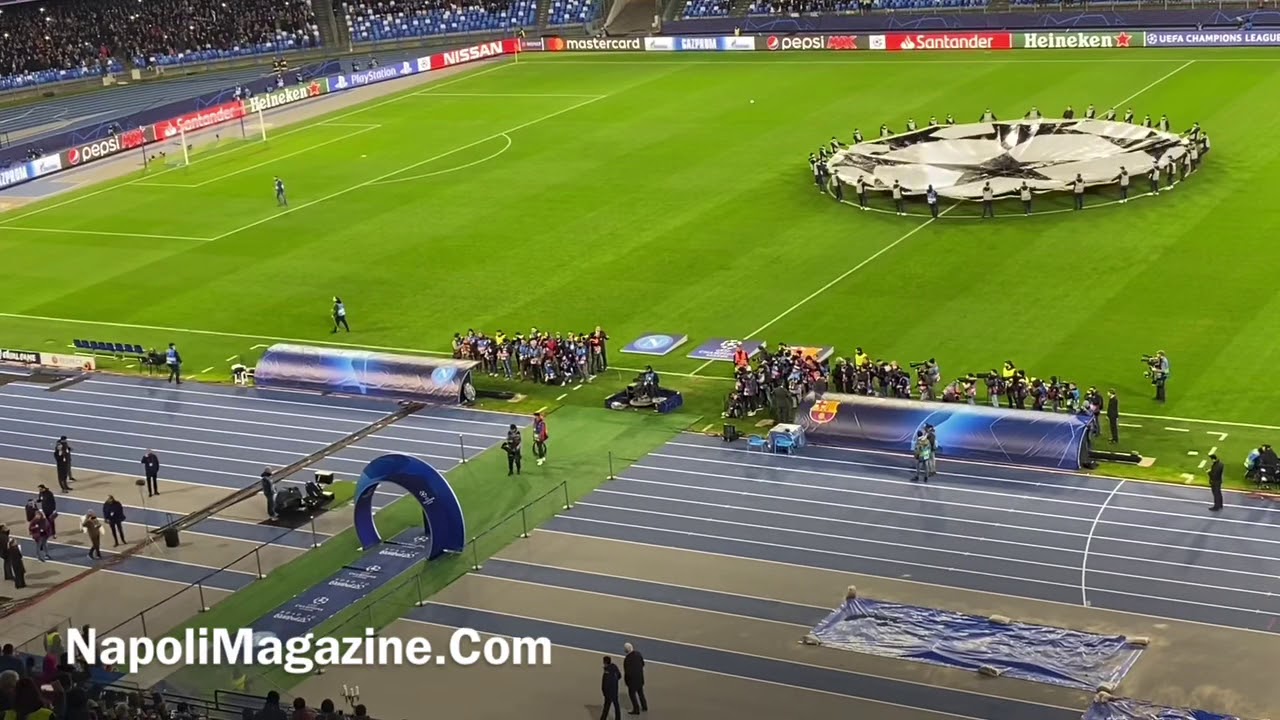 VIDEO NM - Napoli-Barcellona, urlo Champions da brividi