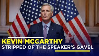US House: Kevin McCarthy Stripped Of The Speaker’s Gavel | US Government | IN18V | CNBC TV18