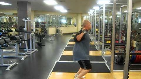 Barbell Reactive Squat Jumps