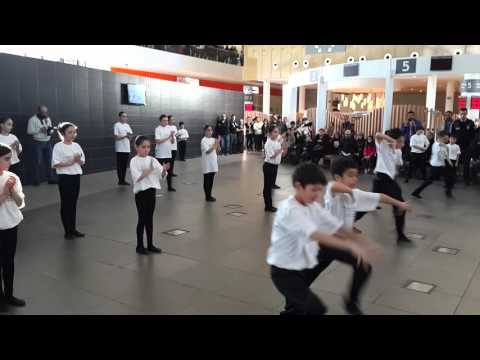 \'რუსთაველები\' იუსტიციის სახლში.Flash mob