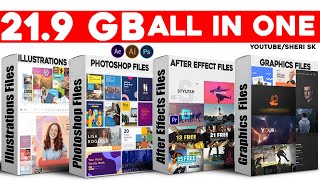 21.9 GB All In One Graphics Templates Download |Sheri Sk| screenshot 1