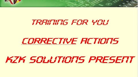 Corrective Action and 8 D Process